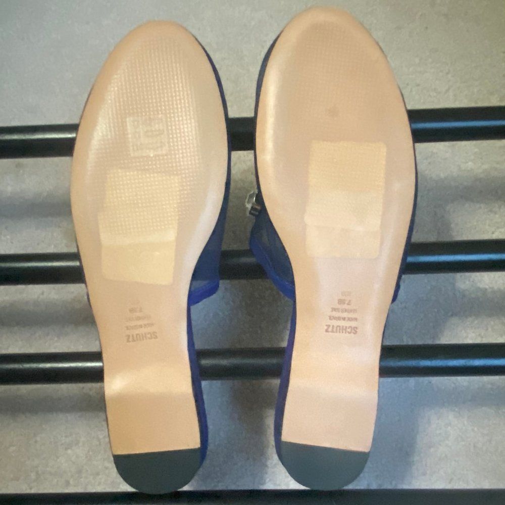 SCHUTZ Women Girah Crystal Embellished Mules - NEW NWOB - Picture 8 of 8